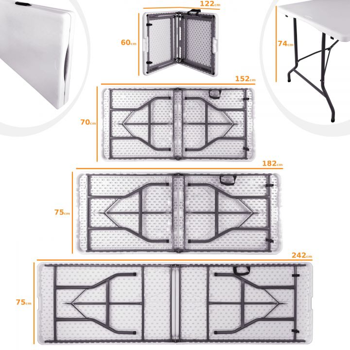 skladací stôl do kuchyne